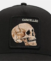 Goorin Bros. Cancelled Skull Black Trucker Hat