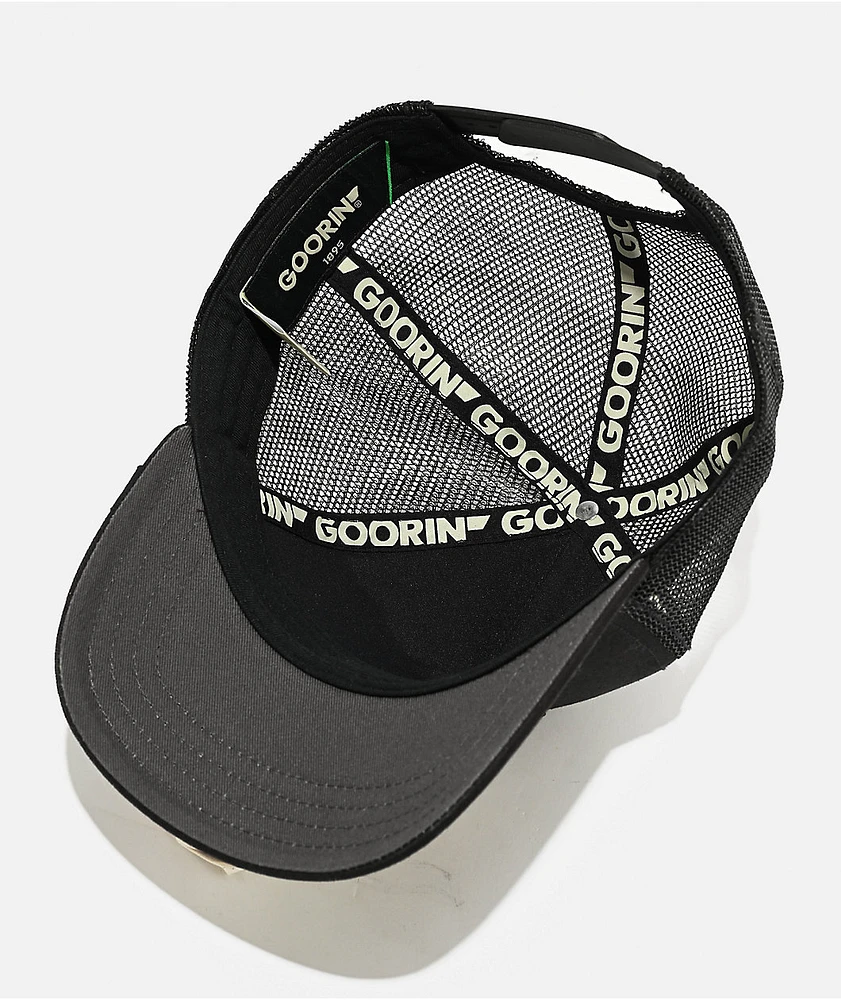 Goorin Bros. Cancelled Skull Black Trucker Hat