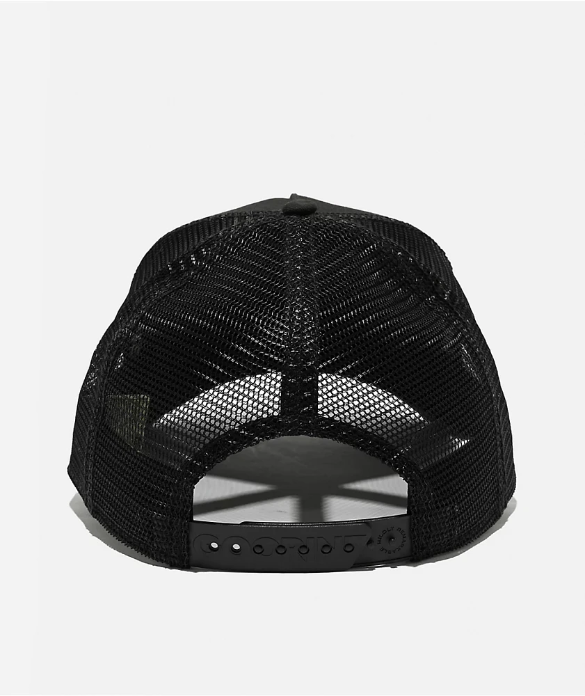 Goorin Bros. Cancelled Skull Black Trucker Hat