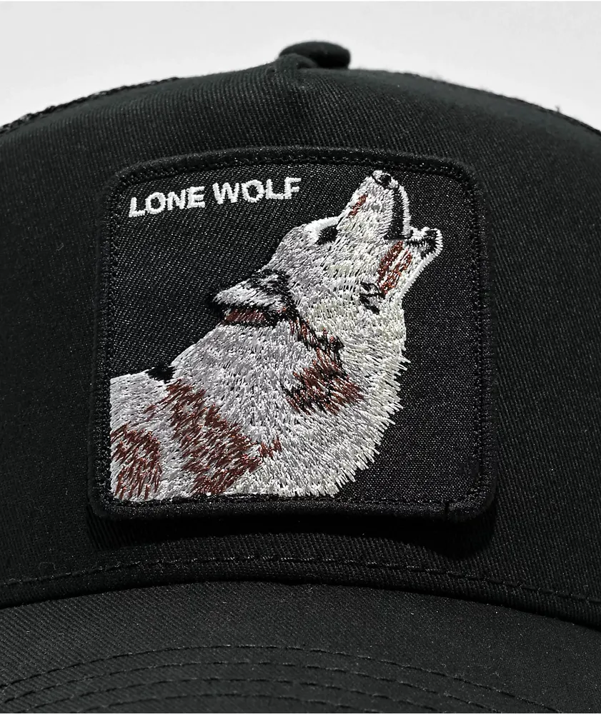 Goorin Bros. Lone Wolf Black Trucker Hat