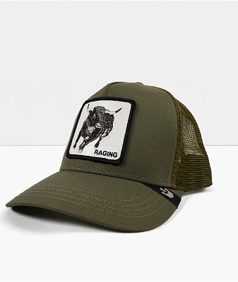 Goorin Bros. Raging Bull Olive Trucker Hat