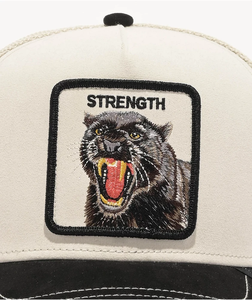 Goorin Bros. Strength Panther White & Black Trucker Hat