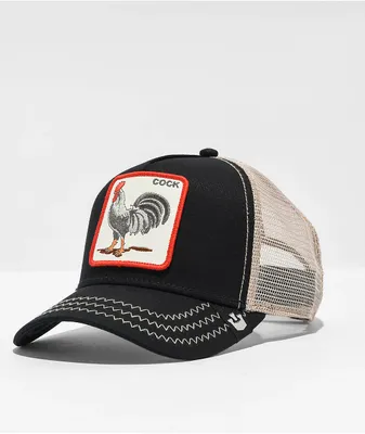 Goorin Bros. The Cock Black & Khaki Trucker Hat