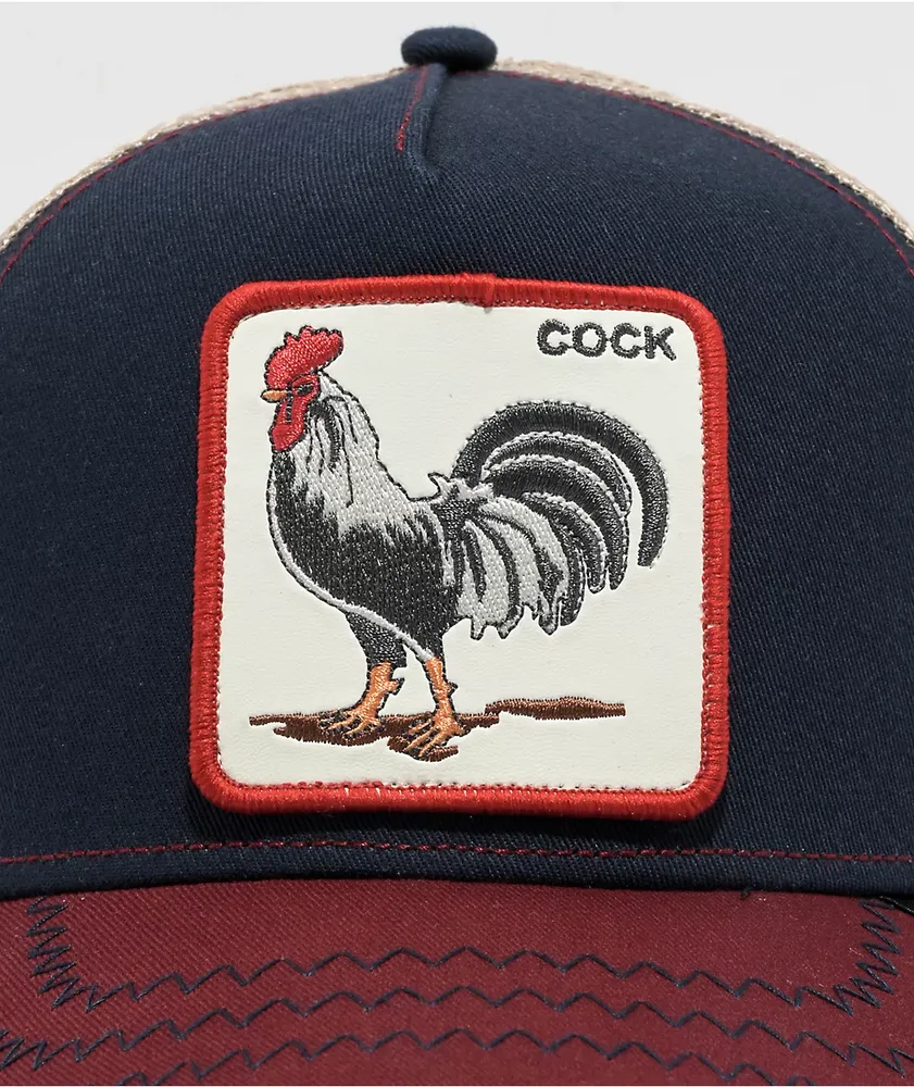 Goorin Bros. The Cock Navy & Red Trucker Hat