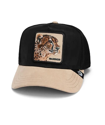 Goorin Bros. The Suede Cheetah Black Trucker Hat