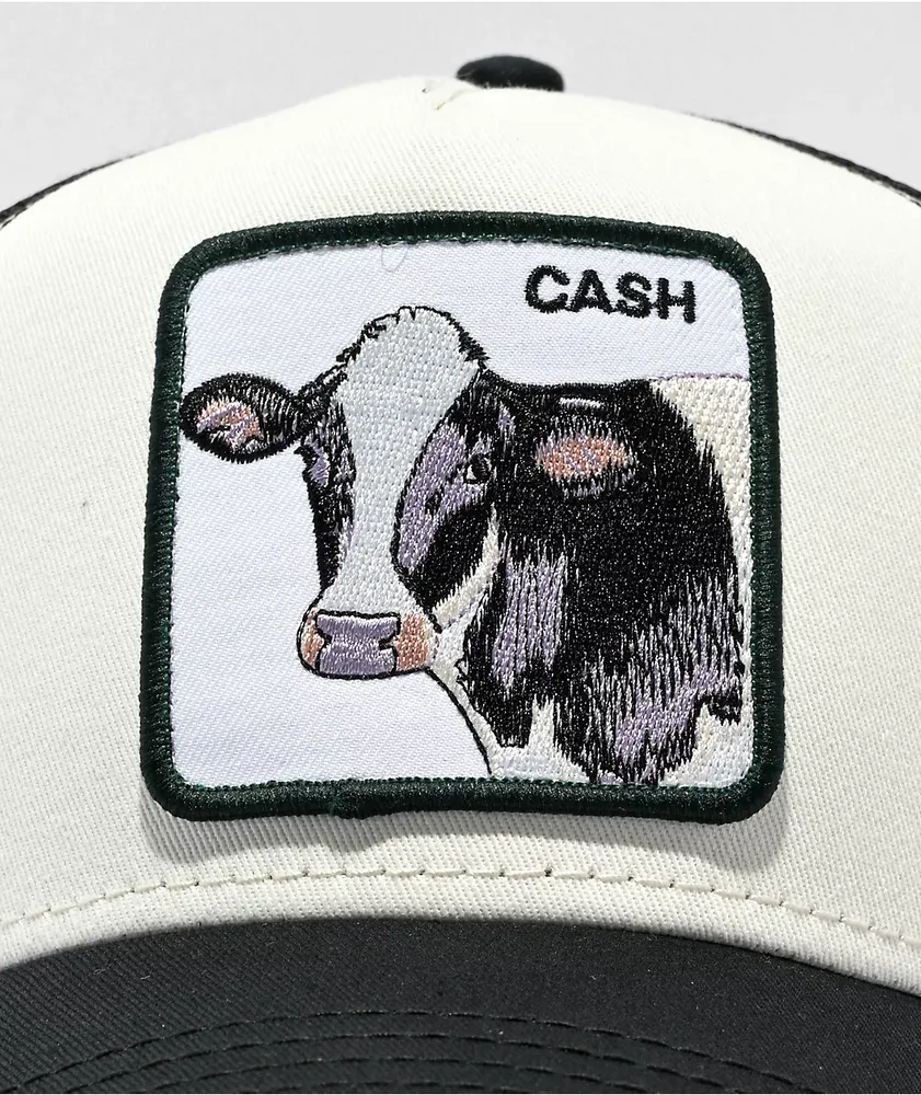 Goorin Cash Cow White Trucker Hat
