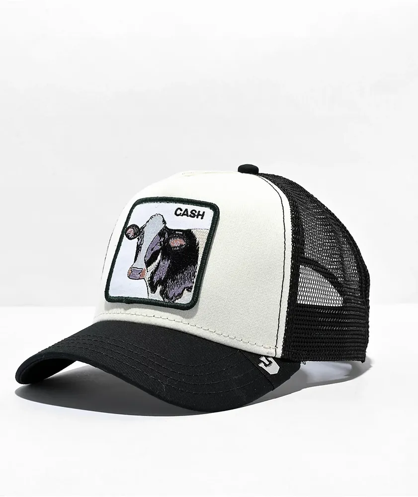 Goorin Cash Cow White Trucker Hat