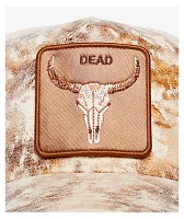 Goorin Storm Skull Tan Trucker Hat