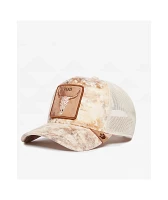 Goorin Storm Skull Tan Trucker Hat