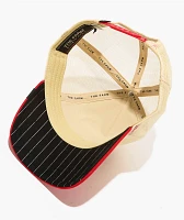Goorin Venom Snake Fab Farm Beige & Red Trucker Hat