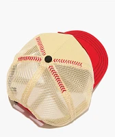 Goorin Venom Snake Fab Farm Beige & Red Trucker Hat