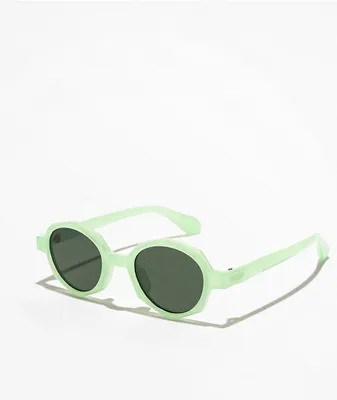 Green Octagon Sunglasses