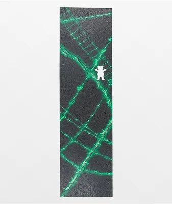Grizzly Live Wire Black & Green Grip Tape