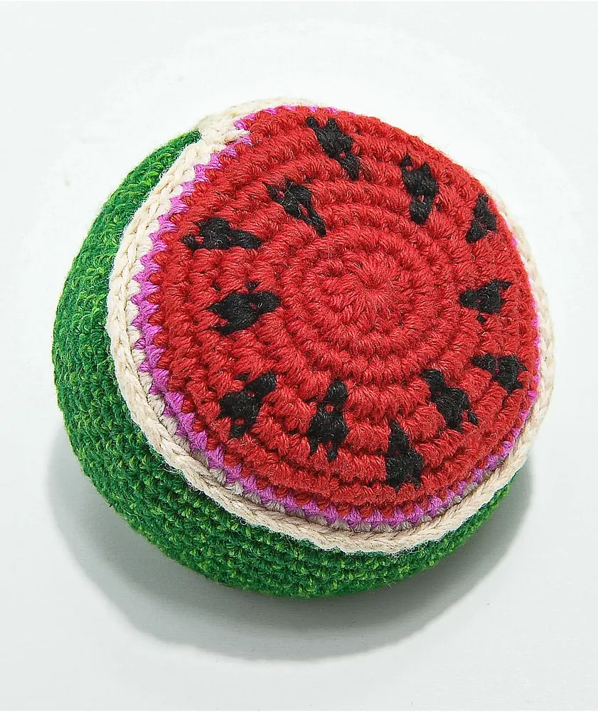 Guatamalart Watermelon Crochet Hacky Sack