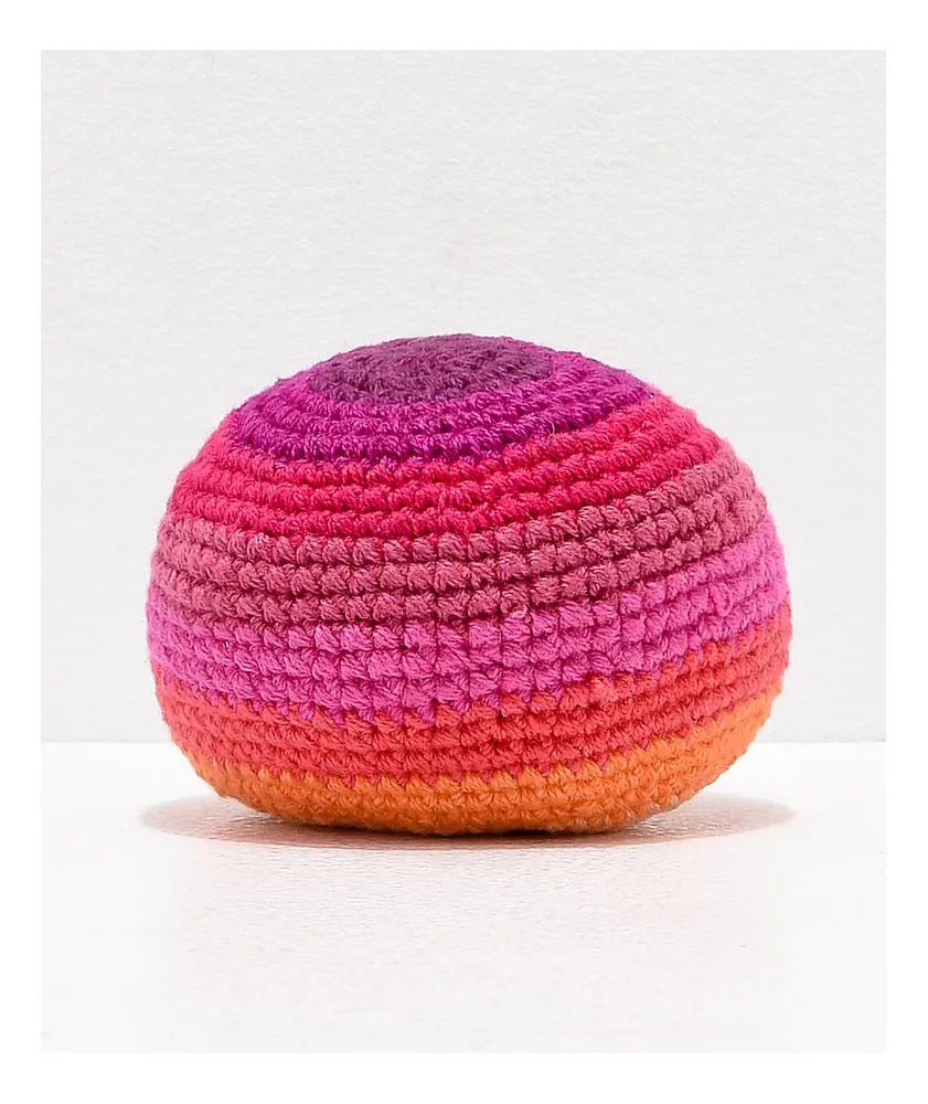 Guatemalart Gradient Crochet Hacky Sack