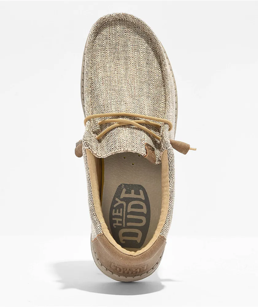 HEYDUDE Wally Ascend Woven Walnut Shoes