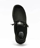 HEYDUDE Wally Funk Mono Black Shoes