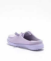 HEYDUDE Wendy Funk Mono Lilac Shoes