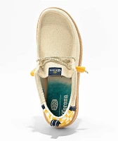 HEYDUDE x Corona Wally Natural Shoes 