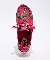 HEYDUDE x Realtree Wendy Realtree Edge Colors Pink Shoes