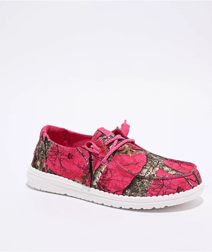 HEYDUDE x Realtree Wendy Realtree Edge Colors Pink Shoes