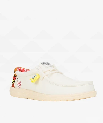 HEYDUDE x SpongeBob SquarePants Wally Krabby Patty Funk Tan Shoes