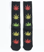 HUF 420 Buddy Black Crew Socks