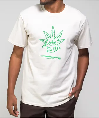 HUF 420 Easy Green Natural T-Shirt