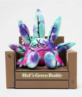 HUF 420 Green Buddy Blue Tie Dye Plush Toy