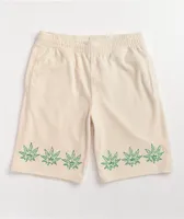 HUF 420 Green Buddy Cream Sweat Shorts