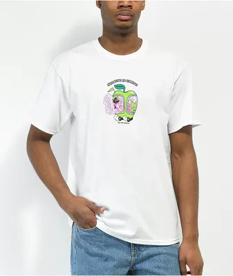 HUF 420 Sharing Is Caring White T-Shirt