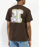 HUF 420 Weed Wizard Brown T-Shirt