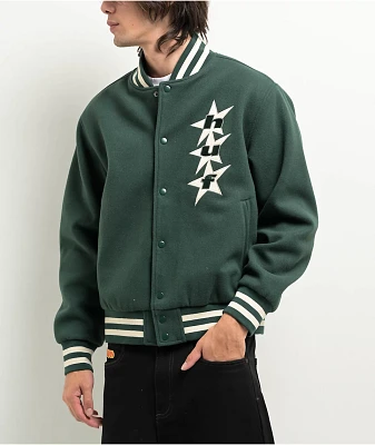 HUF All Star Green Varsity Jacket