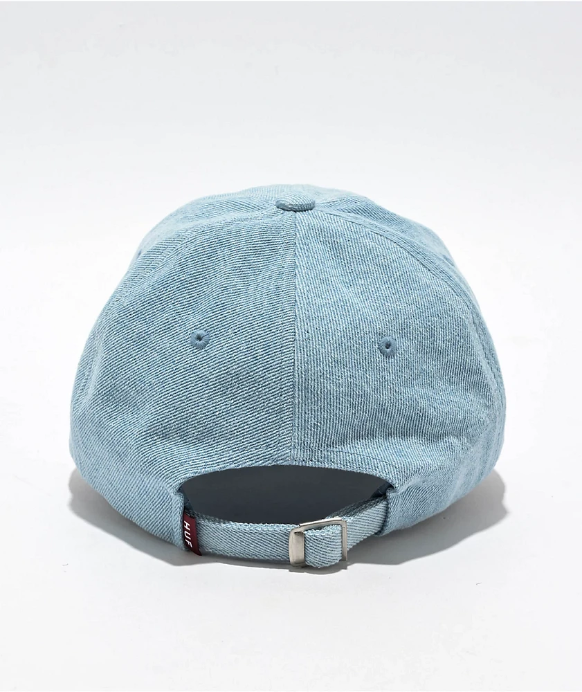 HUF All Star Light Blue Denim Strapback Hat