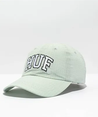HUF Arch Logo Pastel Green Strapback Hat