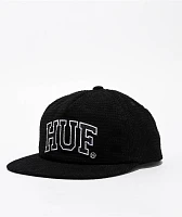 HUF Arch Waffle Black Snapback Hat