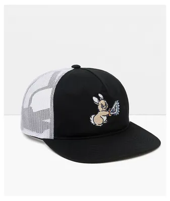 HUF Bad Hare Black & White Trucker Hat