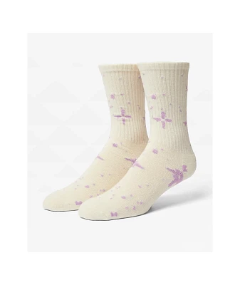 HUF Be Mine Natural Crew Socks
