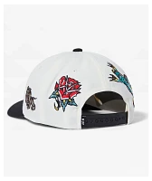 HUF Bledsoe 6 Panel White & Black Snapback Hat