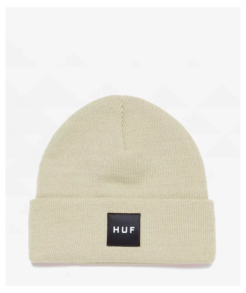 HUF Box Logo Natural Beanie