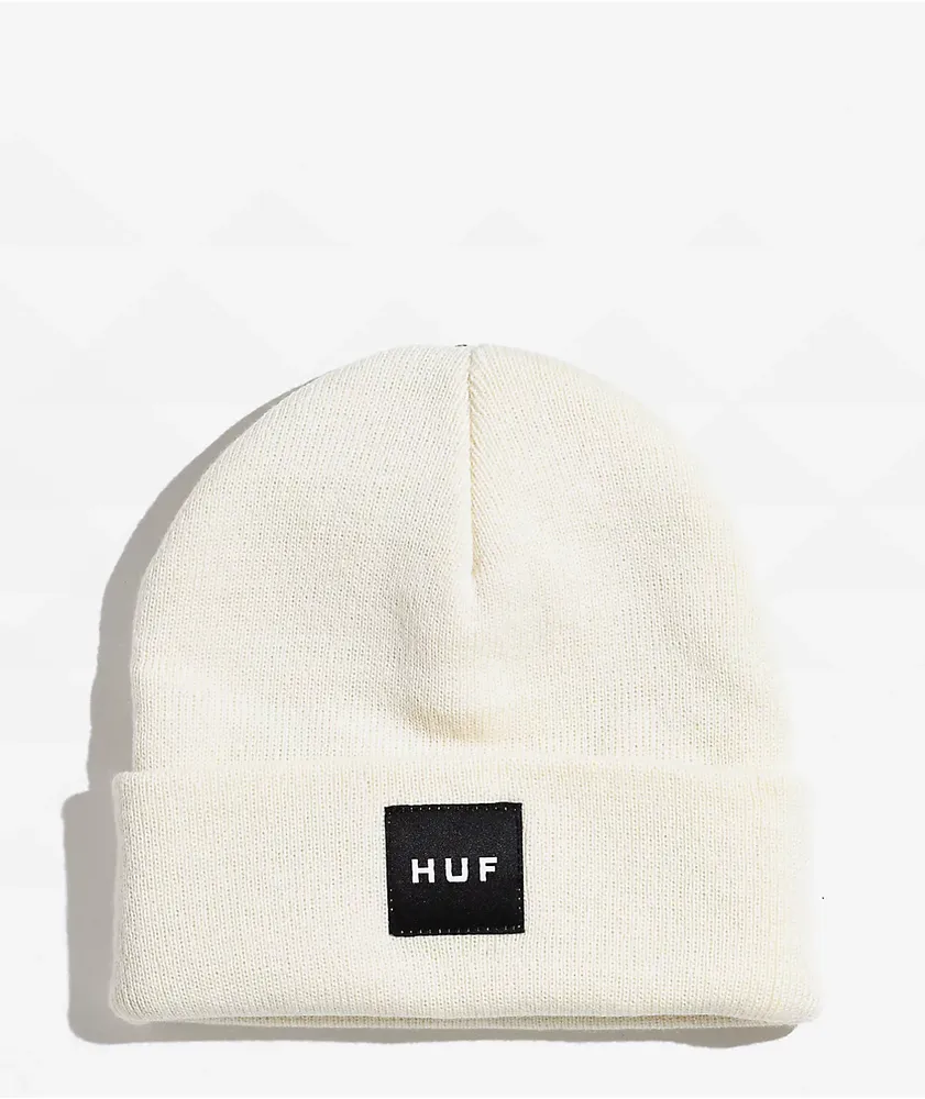 HUF Box Logo Natural Beanie