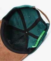 HUF Classic Green Corduroy Snapback Hat