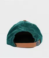 HUF Classic Green Corduroy Snapback Hat