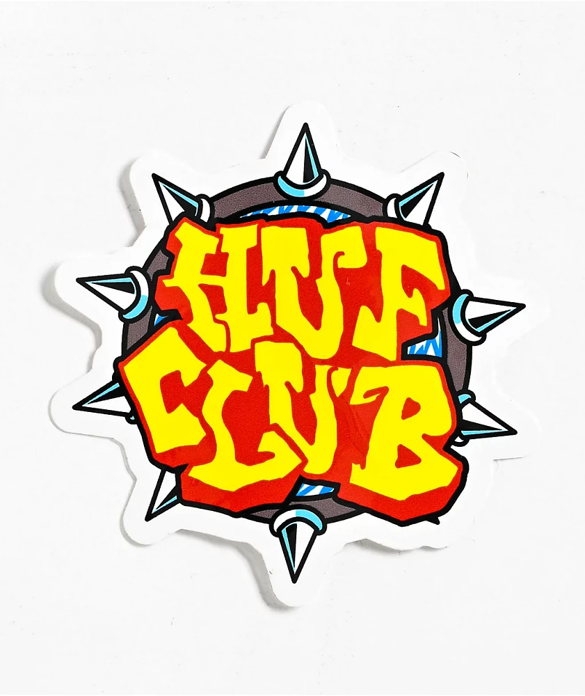 HUF Club Sticker