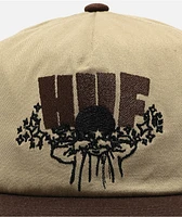 HUF Dazed Natural & Brown Snapback Hat