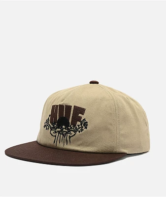 HUF Dazed Natural & Brown Snapback Hat