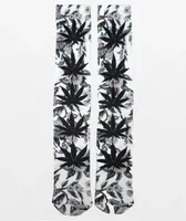 HUF Digital Plantlife White Crew Socks