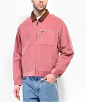 HUF Dusty Rose Corduroy Trucker Jacket