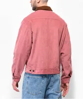 HUF Dusty Rose Corduroy Trucker Jacket