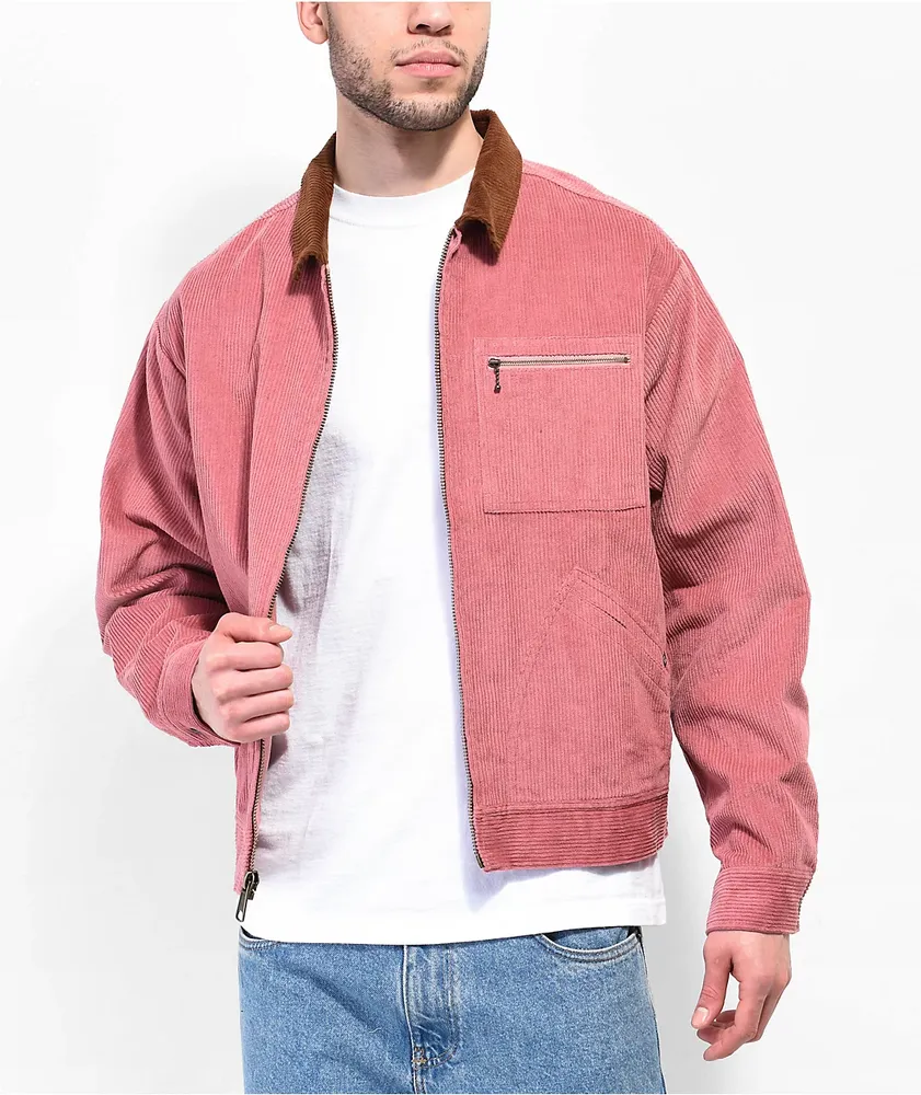 HUF Dusty Rose Corduroy Trucker Jacket